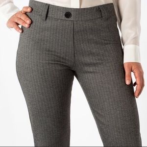 Betabrand Herringbone Straight Leg Work Yoga Pants